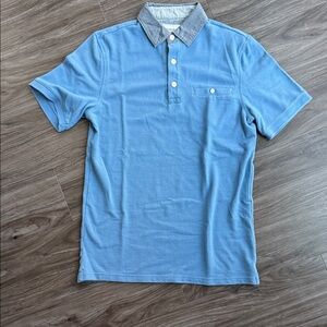 Goodfellow & Co Blue Polo with Dark Collar